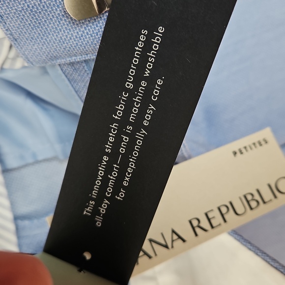 Banana Republic Pant Ryan NWT 6P Blue Collegiate Business Casual Summer Vaca - Picture 11 of 11